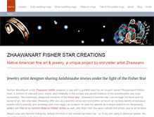 Tablet Screenshot of fisherstarcreations.com